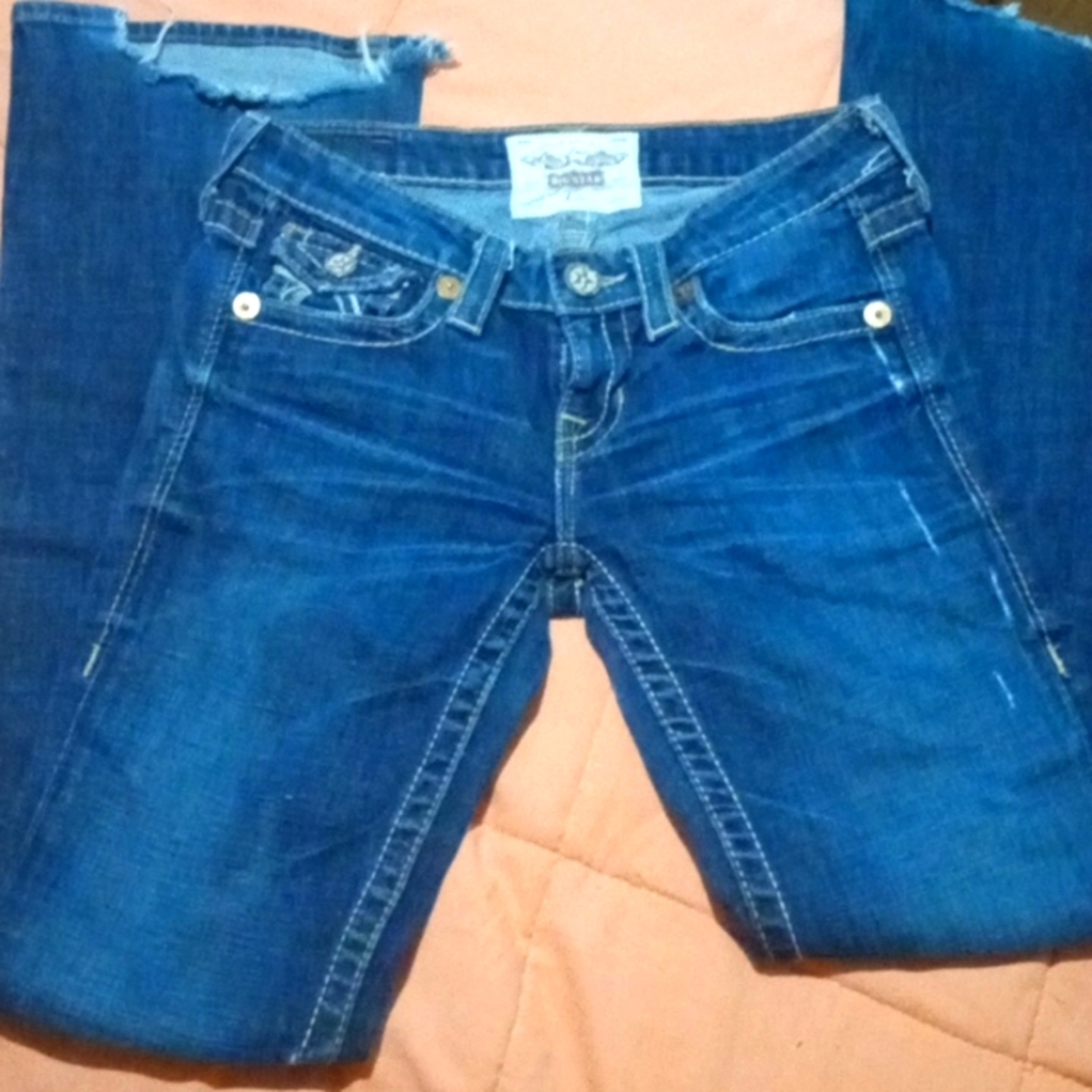 Size 26L Big Star Bootcut Blue Jeans
